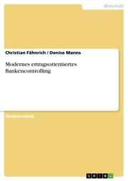 Cover von Modernes ertragsorientiertes Bankencontrolling