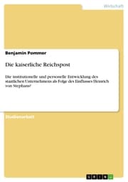 Cover von Die kaiserliche Reichspost