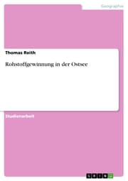 Cover von Rohstoffgewinnung in der Ostsee