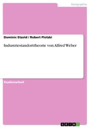 Cover von Industriestandorttheorie von Alfred Weber