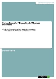 Cover von Volkszählung und Mikrozensus