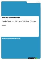 Cover von Das Prélude op. 28/2 von Frédéric Chopin