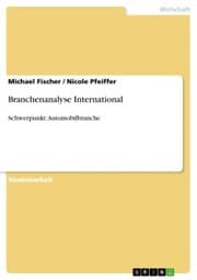 Cover von Branchenanalyse International