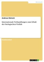 Cover von Internationale Verhandlungen zum Erhalt der biologischen Vielfalt