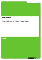 Cover von Grundlehrgang PowerPoint 2000