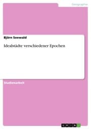 Cover von Idealstädte verschiedener Epochen