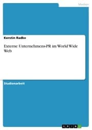 Cover von Externe Unternehmens-PR im World Wide Web