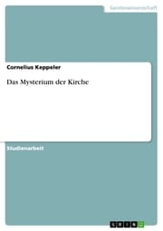 Cover von Das Mysterium der Kirche