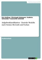 Cover von Aufgabenklassifikation - Zentrale Modelle nach Steiner, McGrath und Tschan