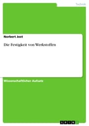 Cover von Die Festigkeit von Werkstoffen