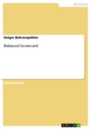Cover von Balanced Scorecard