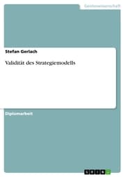 Cover von Validität des Strategiemodells