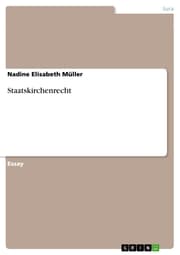Cover von Staatskirchenrecht