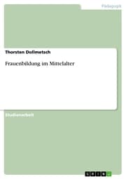 Cover von Frauenbildung im Mittelalter