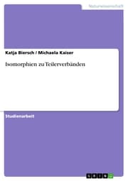 Cover von Isomorphien zu Teilerverbänden