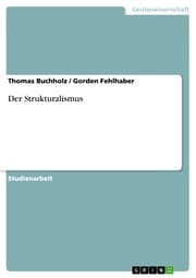 Cover von Der Strukturalismus