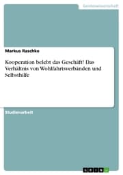 Cover von Kooperation belebt das Geschäft! Das Verhältnis von Wohlfahrtsverbänden und Selbsthilfe