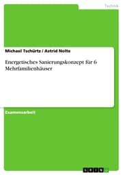 Cover von Energetisches Sanierungskonzept für 6 Mehrfamilienhäuser