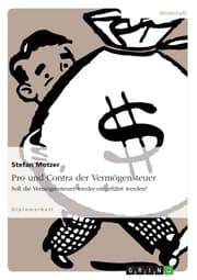 Cover von Pro und Contra der Vermögensteuer
