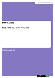 Cover von Der Franck-Hertz-Versuch