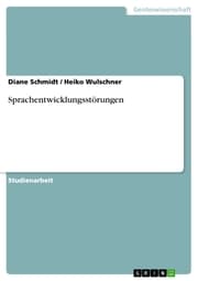 Cover von Sprachentwicklungsstörungen