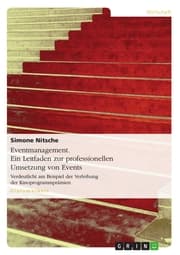 Cover von Eventmanagement. Ein Leitfaden zur professionellen Umsetzung von Events