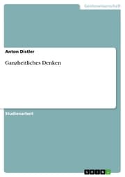 Cover von Ganzheitliches Denken