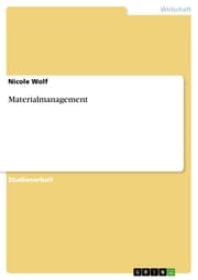 Cover von Materialmanagement