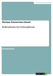 Cover von Rollendistanz bei Schizophrenie