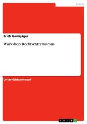 Cover von Workshop Rechtsextremismus
