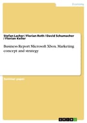 Cover von Business Report Microsoft Xbox. Marketing concept and strategy