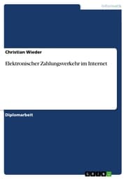 Cover von Elektronischer Zahlungsverkehr im Internet