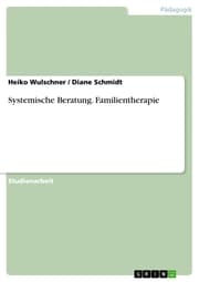 Cover von Systemische Beratung. Familientherapie