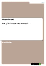 Cover von Europäisches Artenschutzrecht