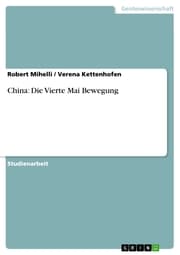Cover von China: Die Vierte Mai Bewegung