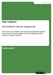 Cover von Das tödliche Gift der Langeweile