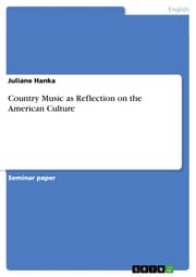 Cover von Country Music as Reflection on the American Culture