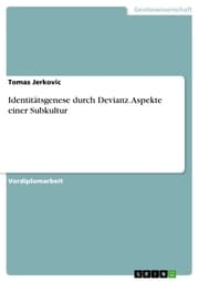 Cover von Identitätsgenese durch Devianz. Aspekte einer Subkultur