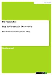 Cover von Der Buchmarkt in Österreich