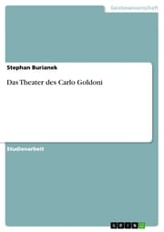 Cover von Das Theater des Carlo Goldoni