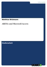 Cover von ARENA und Microsoft Access