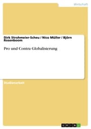 Cover von Pro und Contra Globalisierung