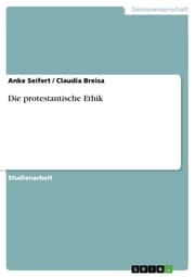 Cover von Die protestantische Ethik