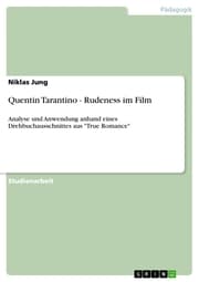 Cover von Quentin Tarantino - Rudeness im Film