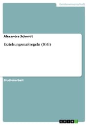 Cover von Erziehungsmaßregeln (JGG)