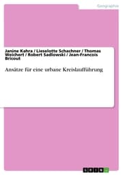 Cover von Ansätze für eine urbane Kreislaufführung