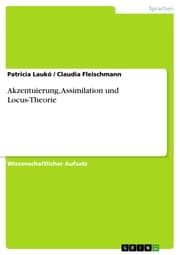 Cover von Akzentuierung, Assimilation und Locus-Theorie
