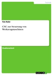 Cover von CNC zur Steuerung von Werkzeugmaschinen