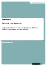 Cover von Ästhetik und Existenz