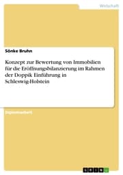 Cover von Konzept zur Bewertung von Immobilien für die Eröffnungsbilanzierung im Rahmen der Doppik Einführung in Schleswig-Holstein